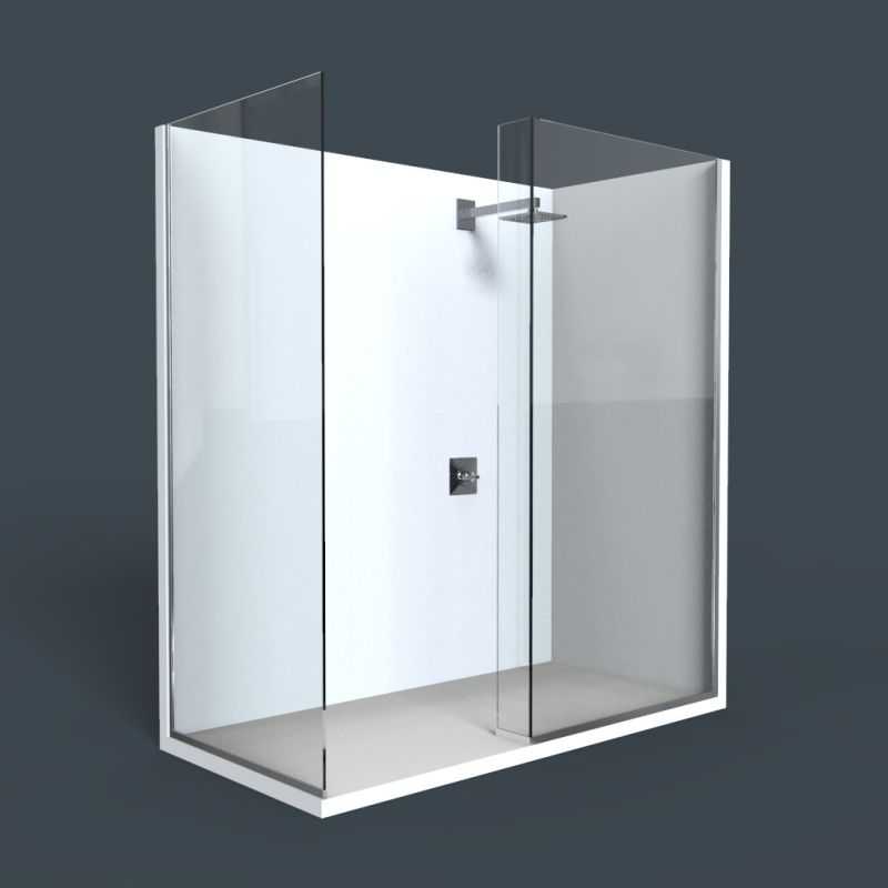 Customizable | Minimalist Stainless Steel Shower Enclosures